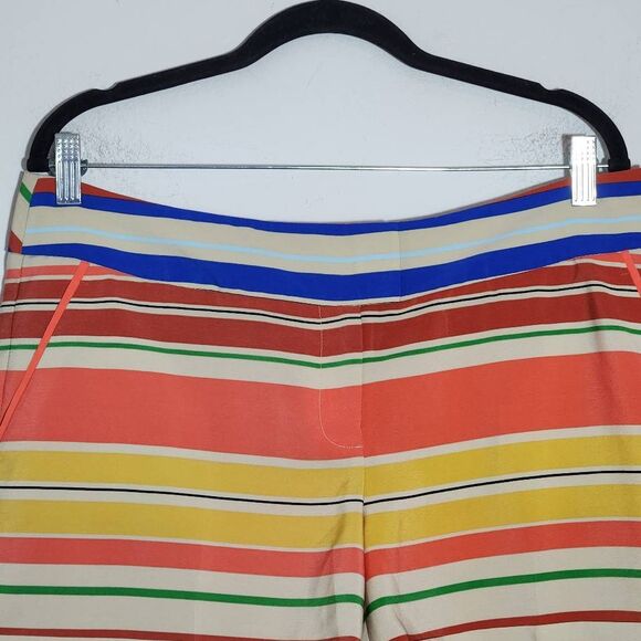 Outback Red Multi-Color Stripe Shorts Size 12 Colorful Striped Shorts - Picture 3 of 10